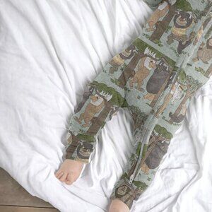 Velveteen Bunny Knots Wild Rumpus Where the Wild Things Are Bamboo Zippy 12-18m